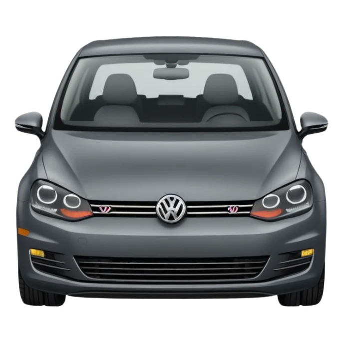 2013 Volkswagen Golf dark grey 5 door sticker