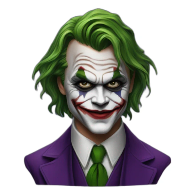 leonardo di caprio as the joker sticker
