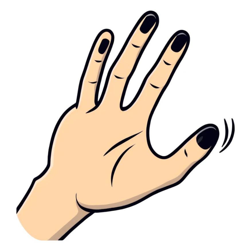 cat paw touching human hand in friendship sticker