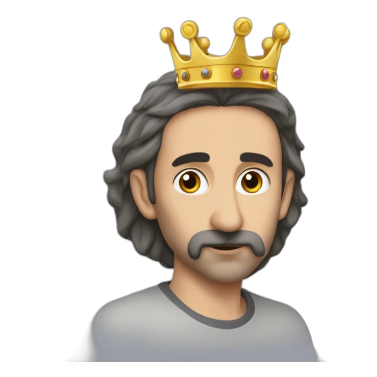 Zemmour mélanger avec un rat et une couronne  sticker