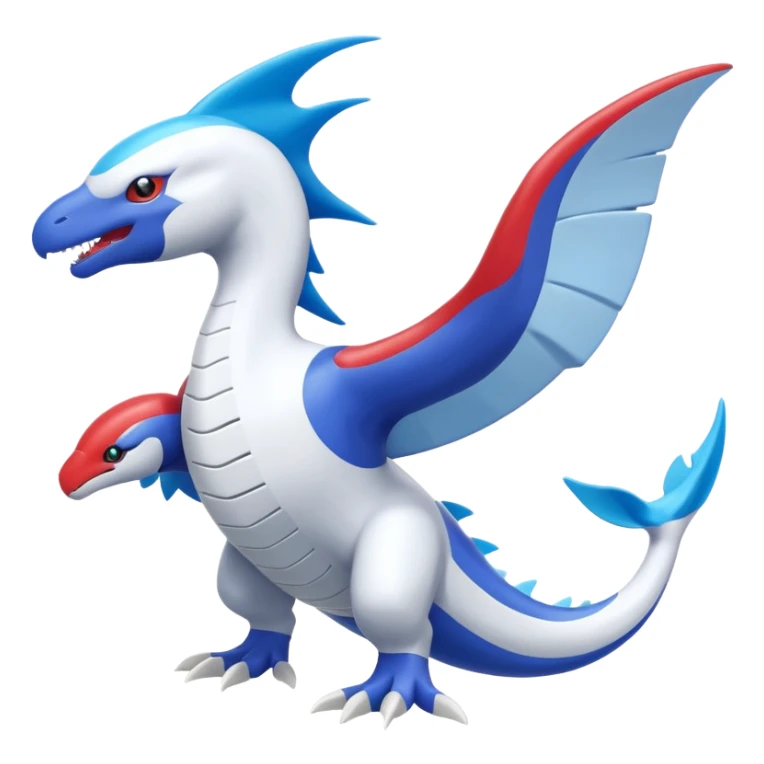 Reshiram-Amaura-Salamence-Helioptile-Latios-Kyogre-fusion sticker