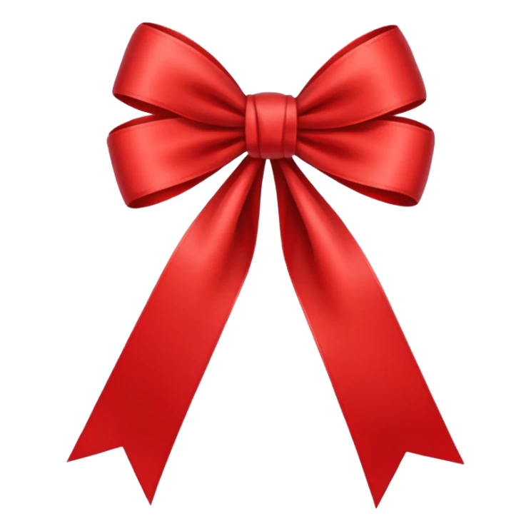 ribbon and bow sticker