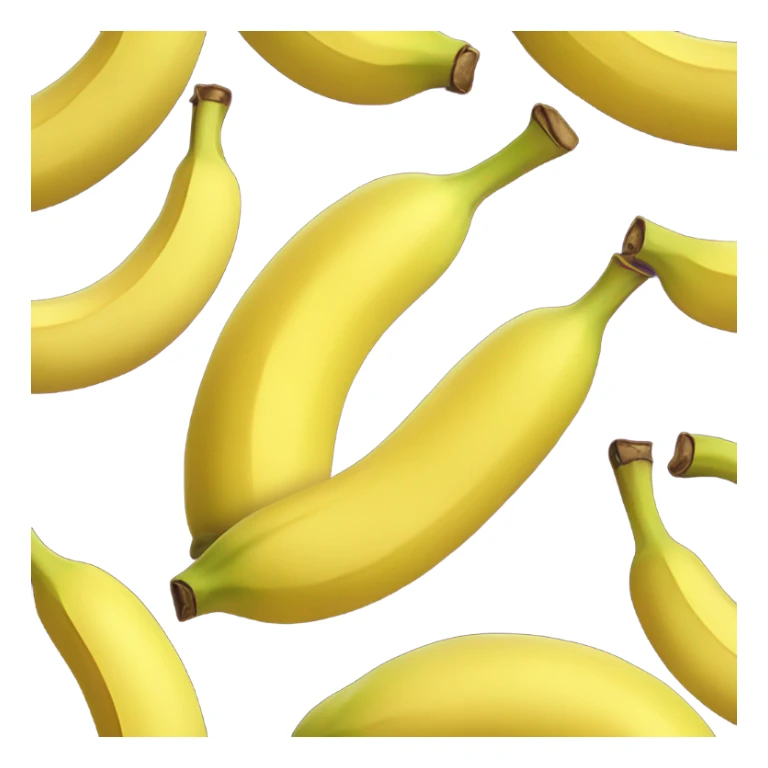Create a bright yellow banana emoji with golden highlights, adding a premium, sophisticated look. Include subtle texture and a light golden shimmer, symbolizing a higher level of support and progress. sticker