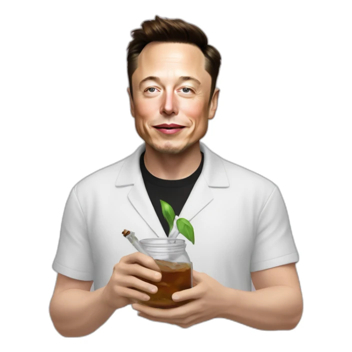 elon musk doing drugs, for educational purposes only, inclusiveness and positive, LGTBQ+ sticker