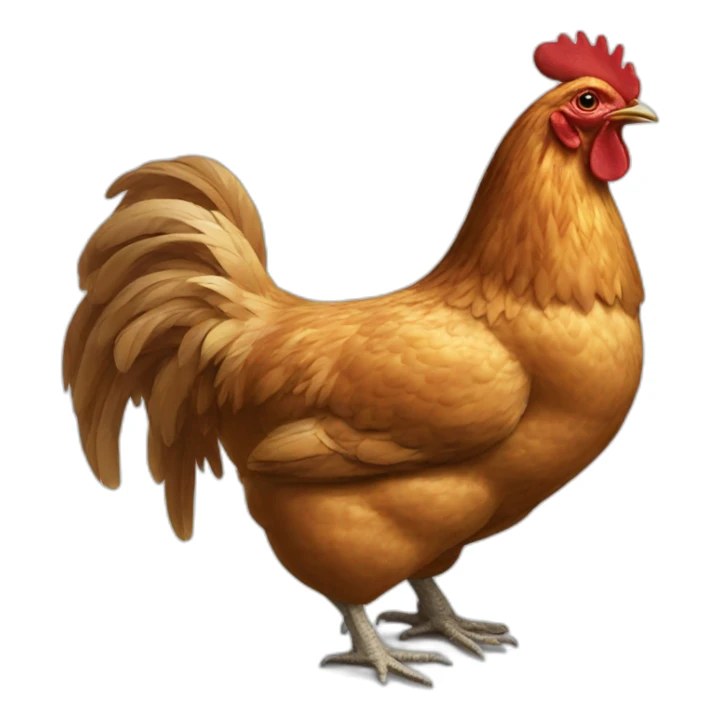 chicken is the best thing I saw at postal museum sticker