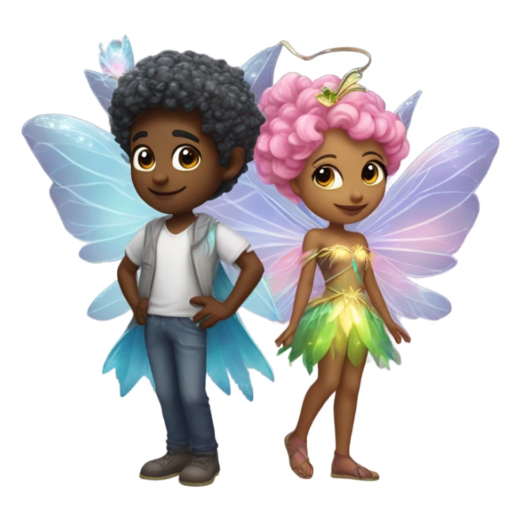 Berlin ￼ And Aviv as a fairy ￼￼￼ sticker