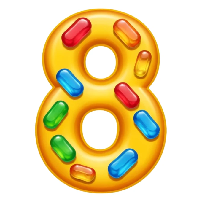 Healthier growth and better concentration with Omega 3 candy. sticker