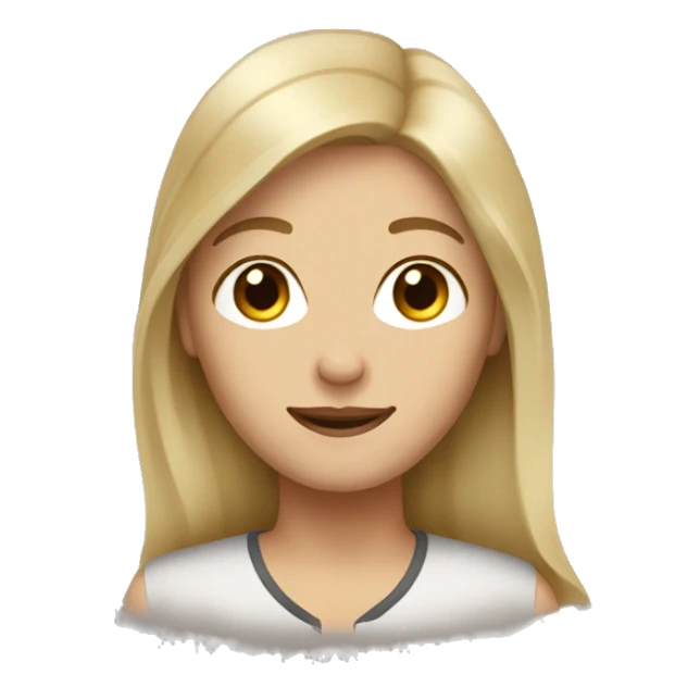 Blonde hair woman brown haired man sticker