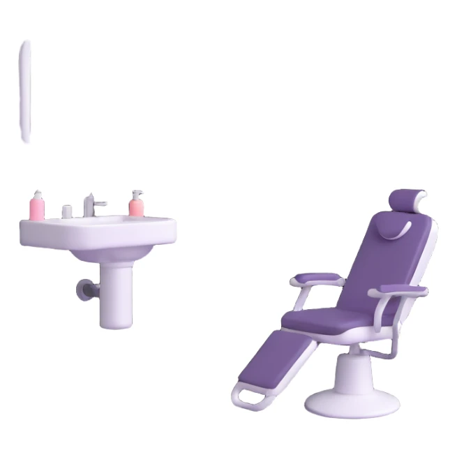 Salón de belleza con servicio de depilación sticker