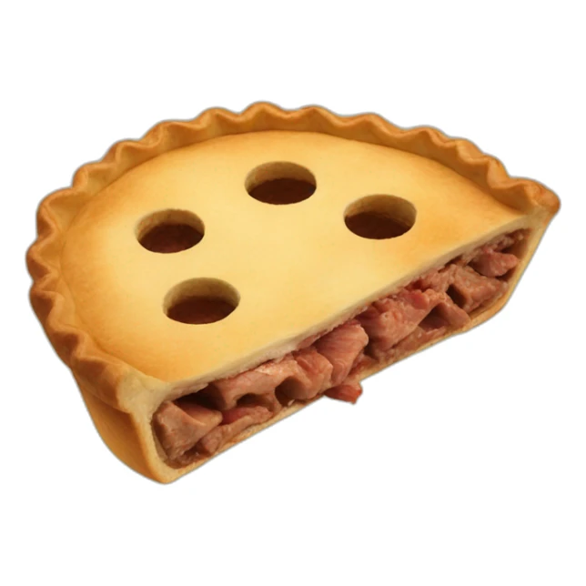 Meat pie sticker