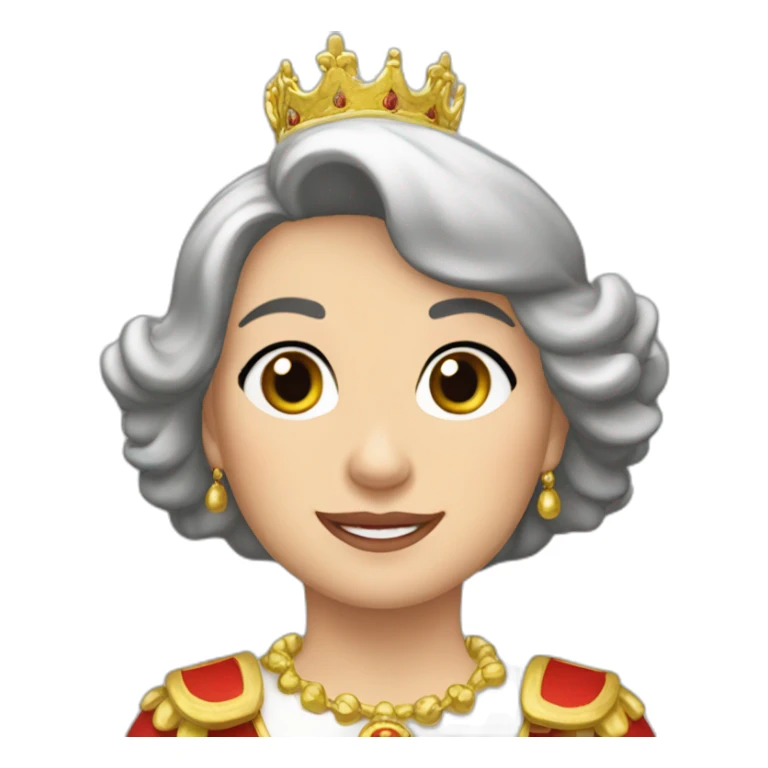 Isabel la Catolica, reina de España montando caballo sticker