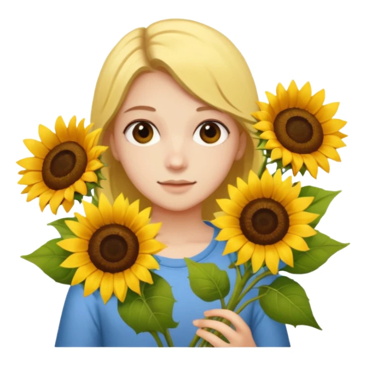Teen with sunflower bouquet


























 sticker