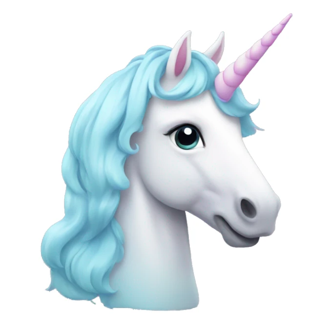 Unicorn in pastell colours sticker