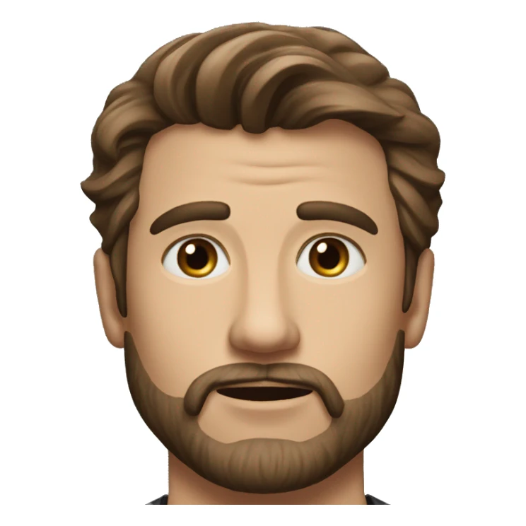 Paul Mescal actor brown hair beard sticker