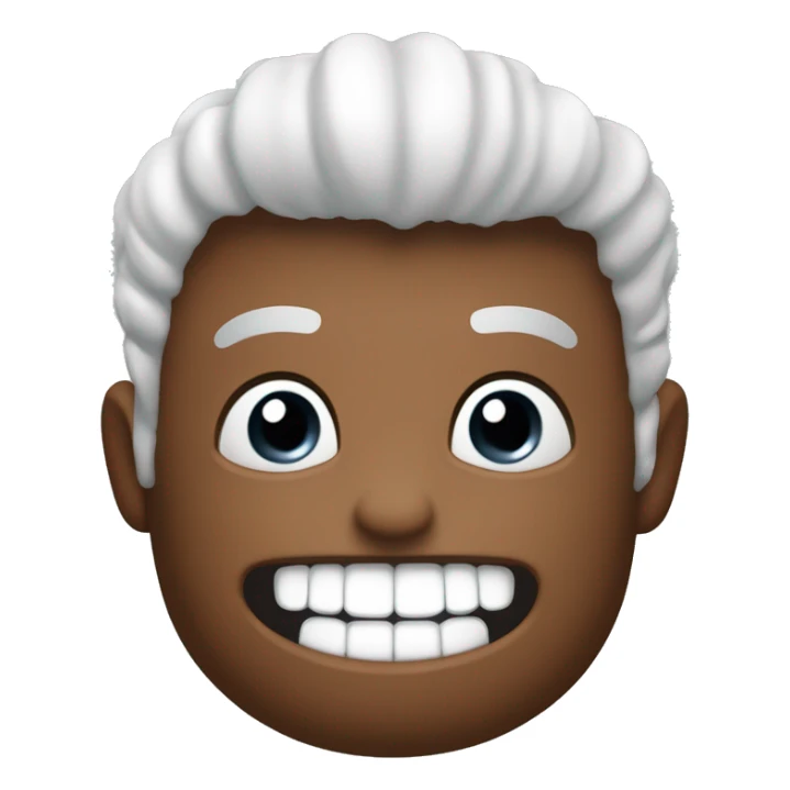 Crea un emoji de un castor marron con cara tierna dientes frontales grandes que tenga un cepillo de dientes que se llama lopi sticker