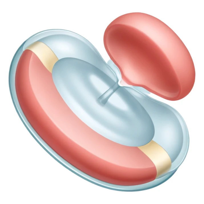 silicone breast implant medical illustration sticker