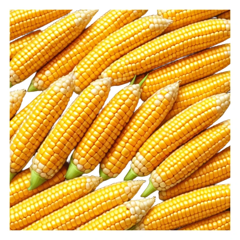 forty four pieces of corn sticker