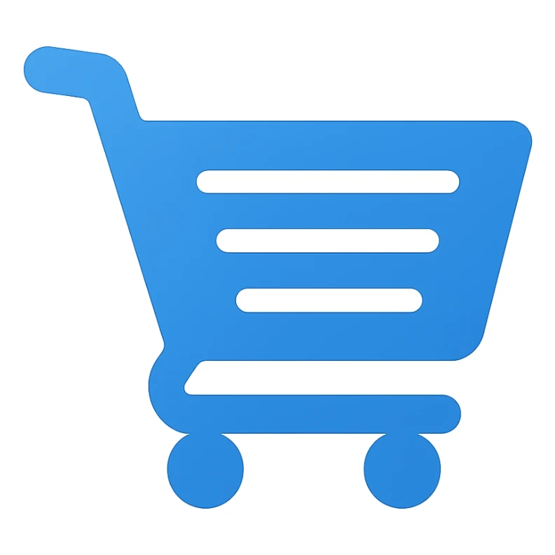 shopping cart sticker