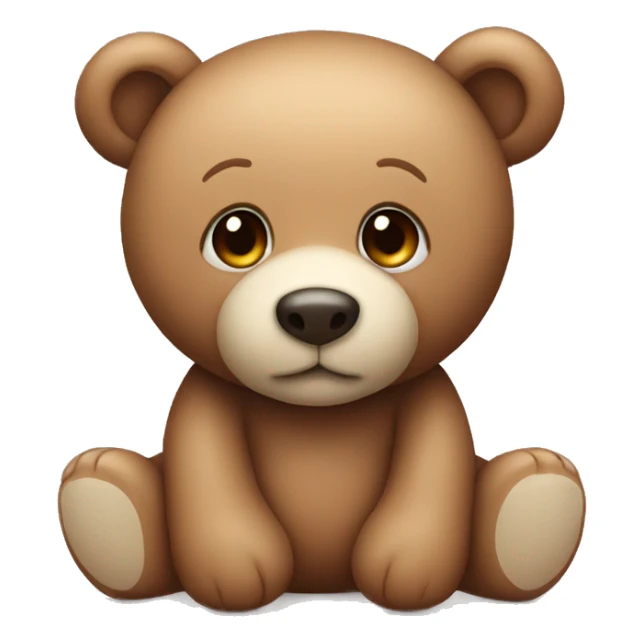 Cute teddy bear sticker