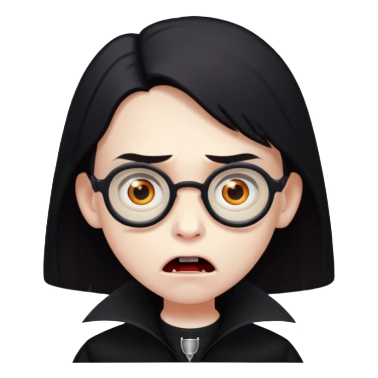 vampire kids with opticals Body looks like terror sticker