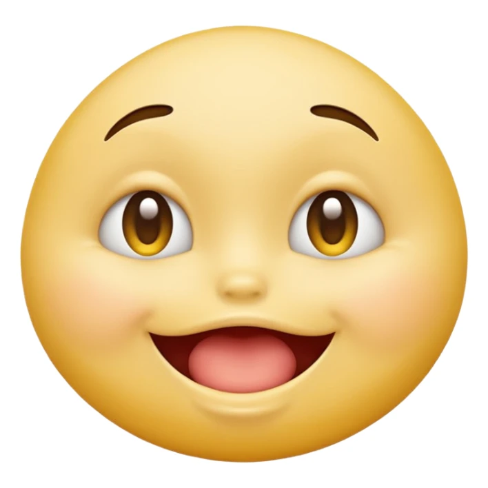 yellow emoji face biting its lip, glancing back at its own round cartoon booty cheeks, playful and cheeky expression sticker