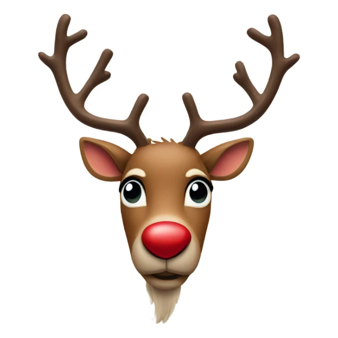 Rudolph, the rednosed reindeer sticker