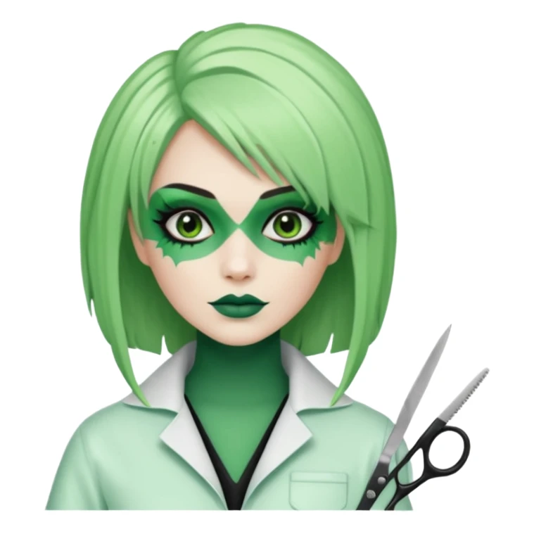 hairdresser nightmare halloween sticker