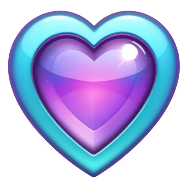 glitter purple and cian pin sticker