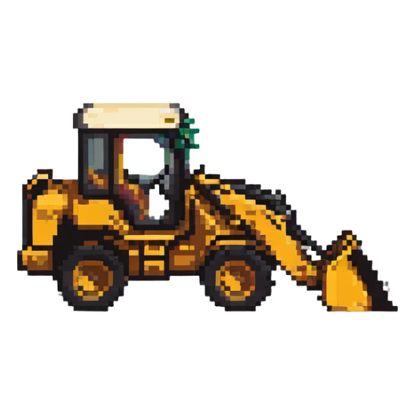 backhoe loader sticker