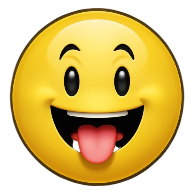 wonder emoji just like in the pacman  sticker