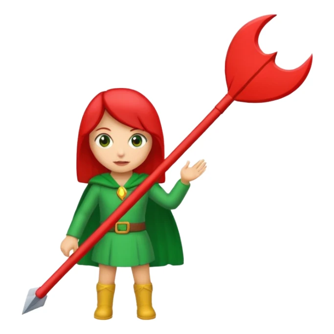 Tag vermelha com uma flecha pra cima verde do lado sticker