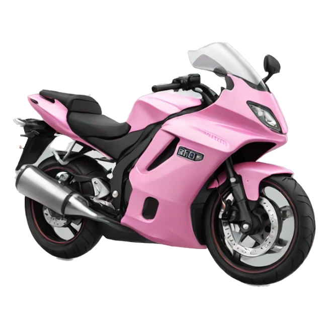 Pink sports motorcycle keeway rkf sticker
