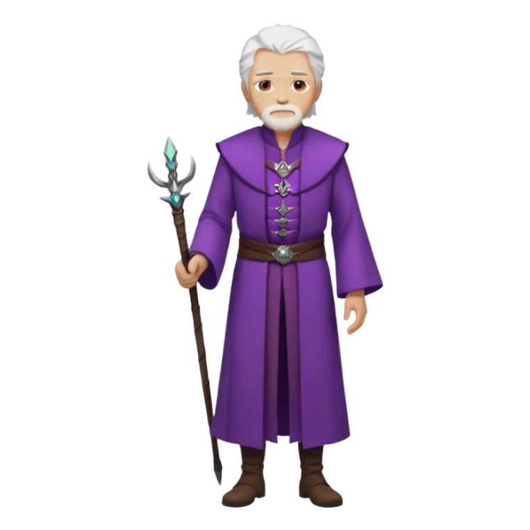 a white haired old man with purple eyes standing, full body, in Targaryen themed clothes, clothes aren't purple  sticker