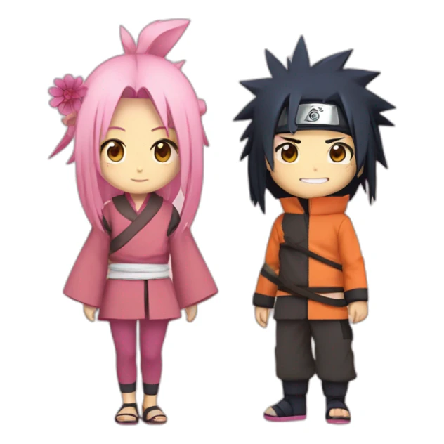 naruto and sakura if they have a baby sticker