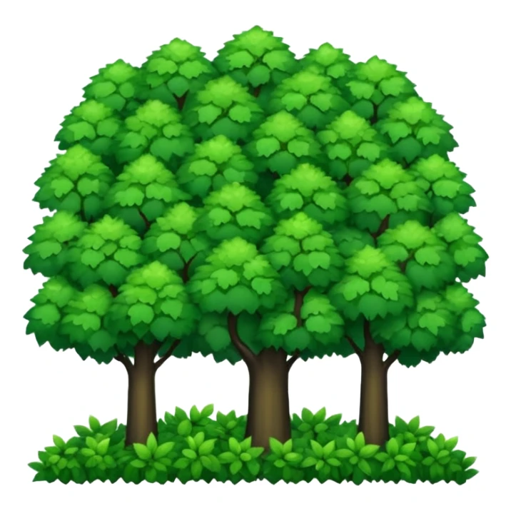 In our hometown, there’s plenty of trees sticker