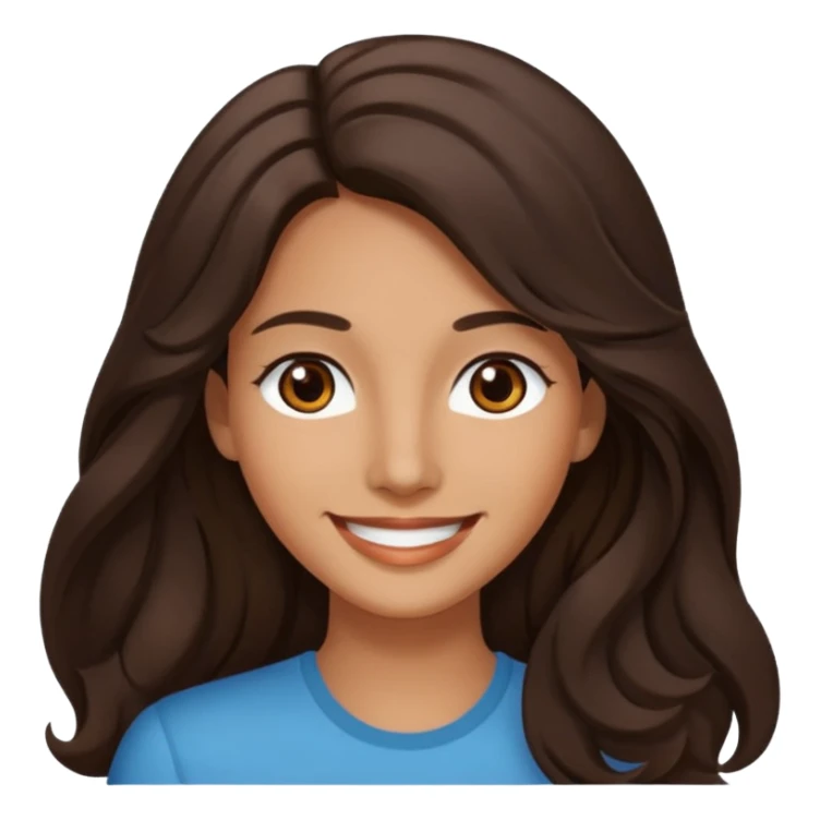 Briseide ha i capelli lunghi lunghi e castani (castano scuro)e leggermente ondulati, gli occhi castano scuro e ha il viso allungato sticker