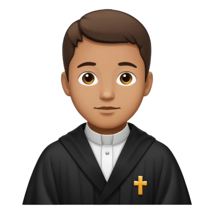 The priest who presides over the wedding sticker