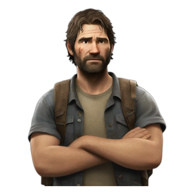 Joel from The Last Of Us sticker