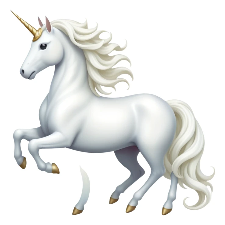 cinematic-beautiful-white-unicorn-emoji,-poised-and-regal,-with-a-slender,-ethereal-form-draped-in-a-pristine-white-color,-a-flowing-mane-and-tail,-and-a-white,-spiraled-horn-that-radiates-pure-light,-simplified-yet-sharp-and-majestic sticker