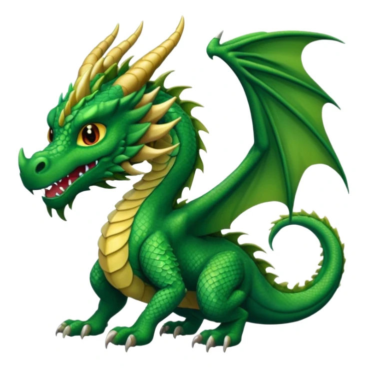 long hair dragon sticker