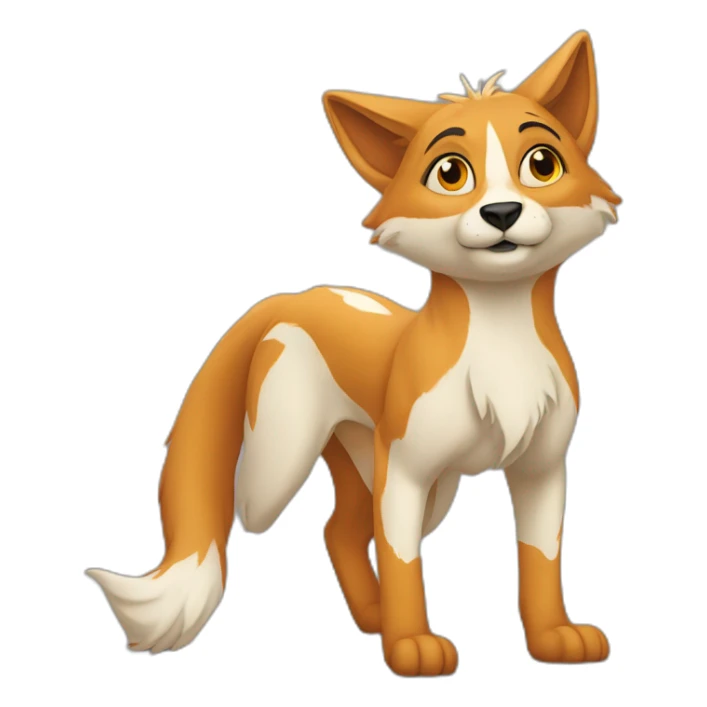 alice renard qui se tient debout sticker