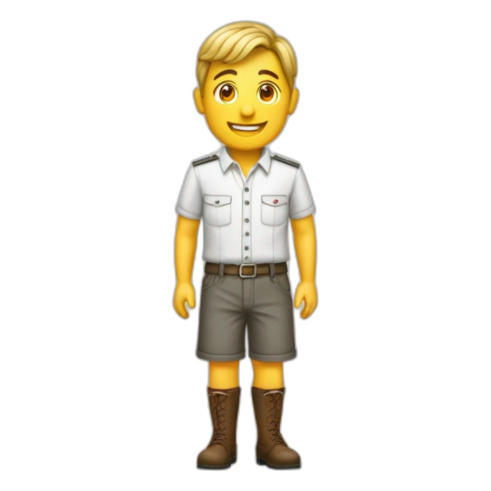 Lederhose bayern weißes Hemd graue Strümpfe sticker