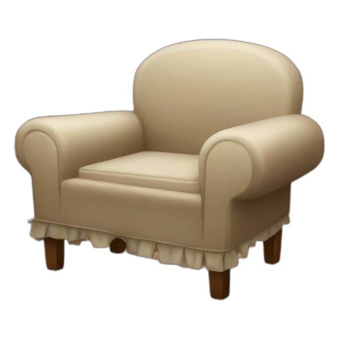 Fort made with chairs, a desk, and a blanket sticker