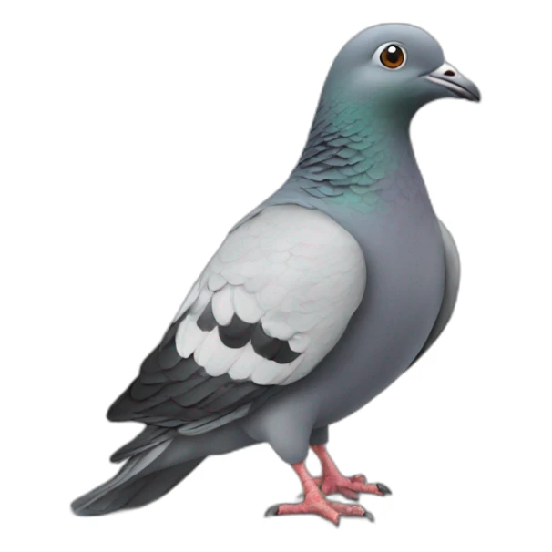 pigeon pencil sticker