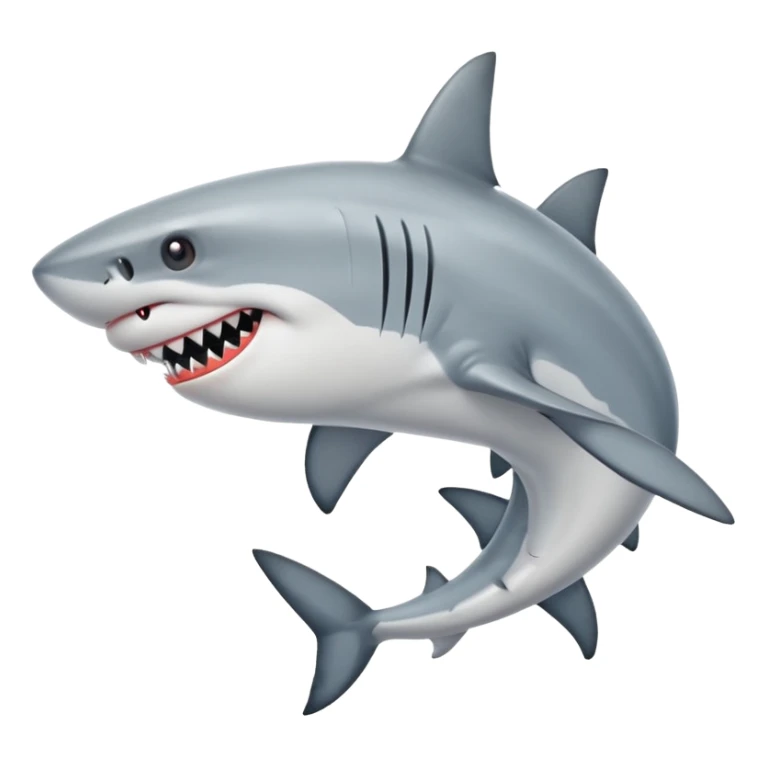 Un tiburón con zapatos  sticker