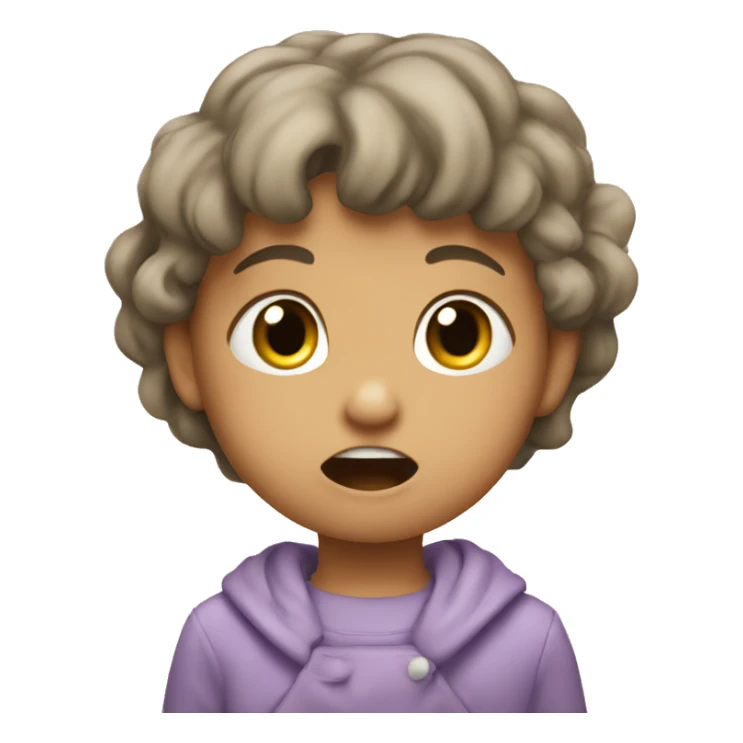 the child doesn't want to eat sticker