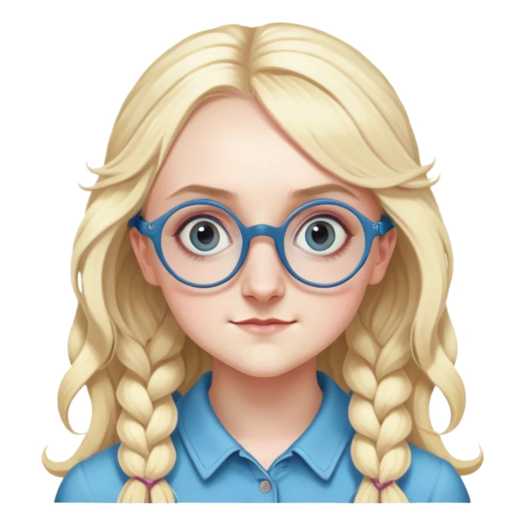 Evanna Lynch is Luna Lovegood in harry potter sticker