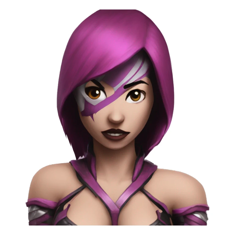 Laughs Sad Mileena Mortal Kombat X sticker