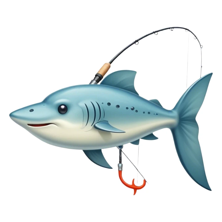 Stingray that is fly fishing  sticker