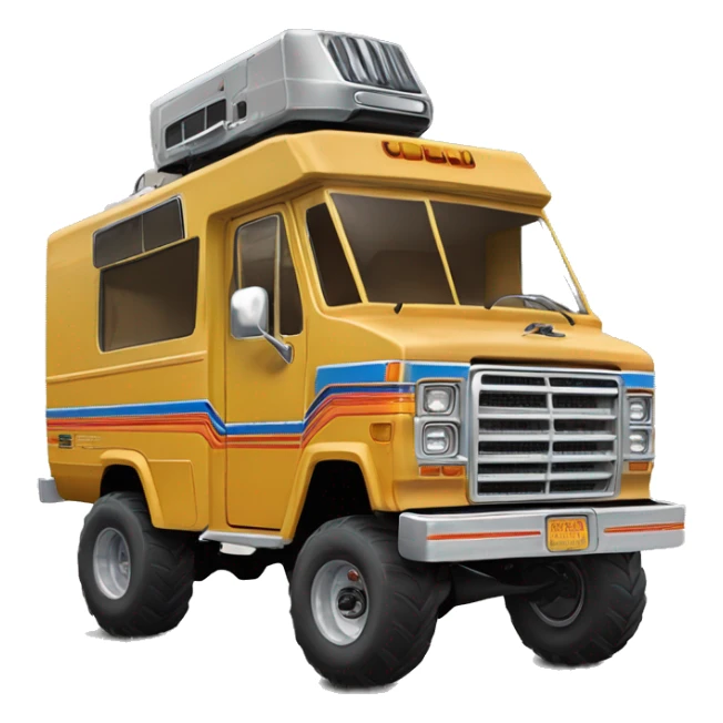 Real 70s tonka winnebago Indian monster truck sticker